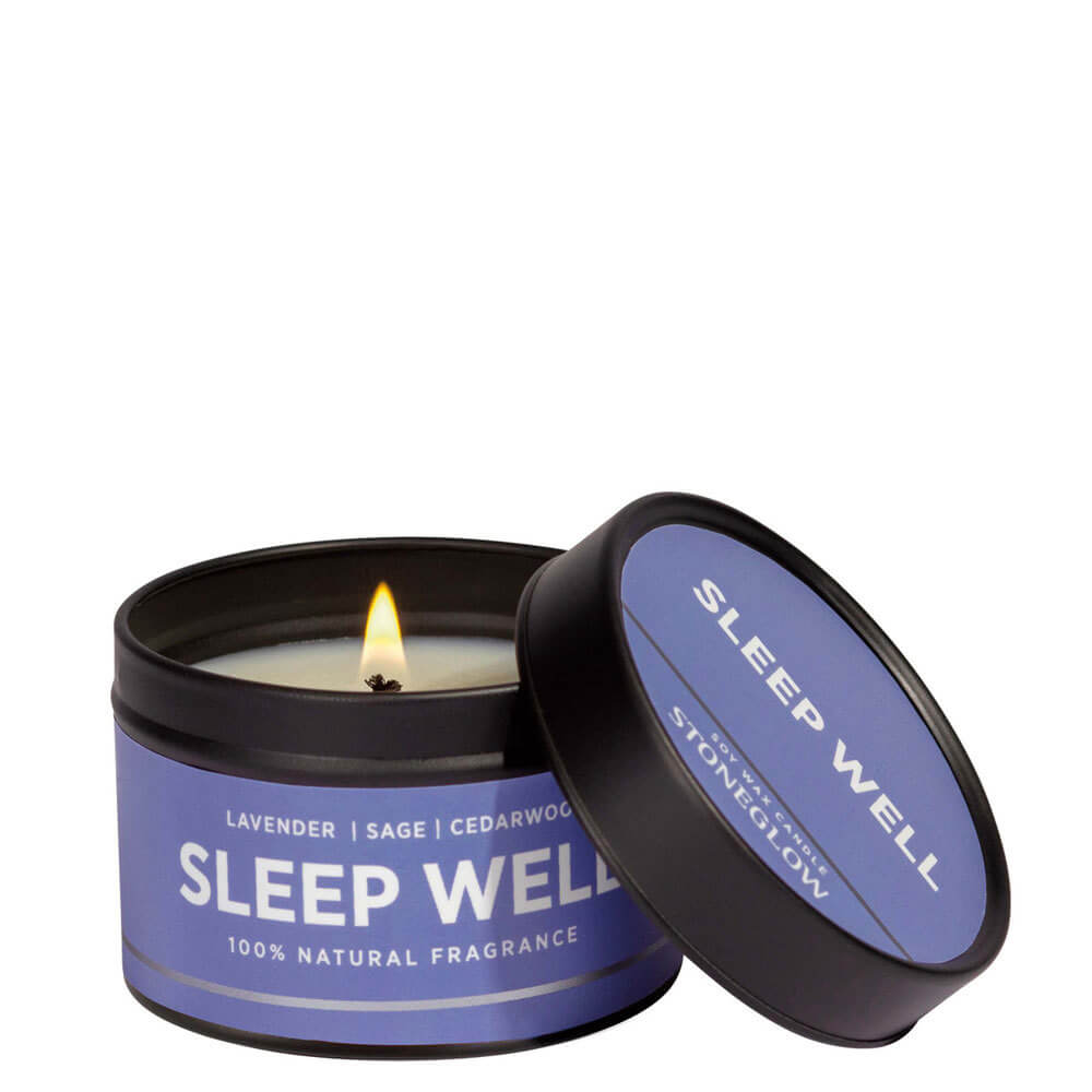 Stoneglow Wellbeing Sleep Well Scented Candle Tin